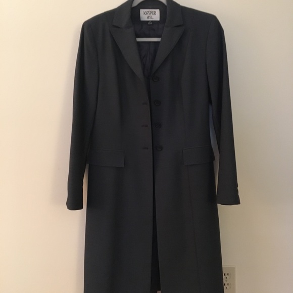 Kasper 2 piece suit, charcoal gray, sz 4 - Picture 3 of 11